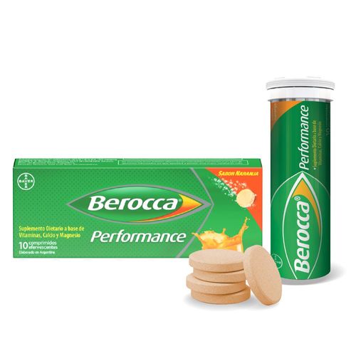 Suplemento dietario con vitaminas calcio y magnesio (10 comp eferv)