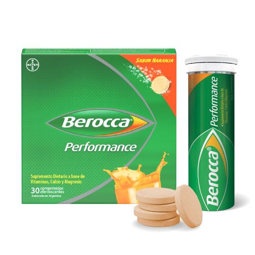 Suplemento dietario con vitaminas calcio y magnesio (30 comp. eferv)