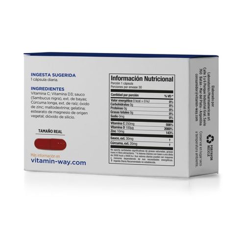 Suplemento dietario inmuno plus (30 cápsulas)