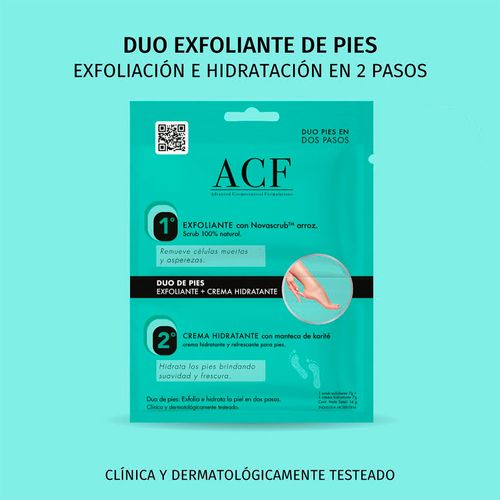 Duo exfoliante para pies (exfoliante 7 grs + crema hidratante 7 grs)