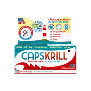 Omega 3 aceite de krill (40 cápsulas blandas)