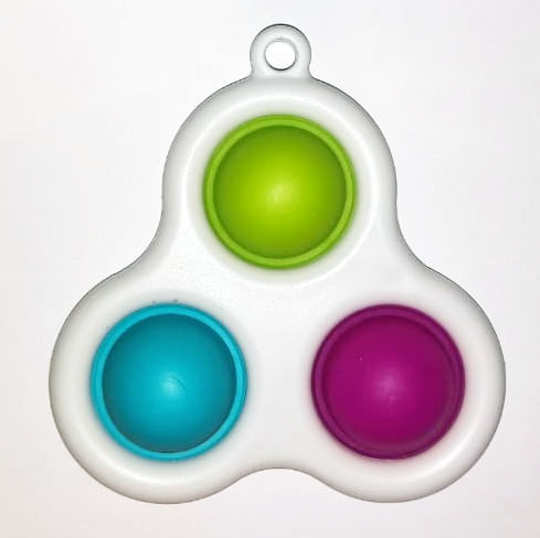 Fidgets toys silicona 3 piezas llavero