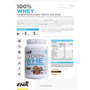 Suplemento dietario 100% whey protein chocolate 900 gr