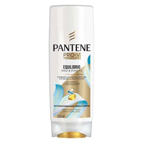 Acondicionador pro-v miracles equilibrio raíz y puntas hidratante 200 ml