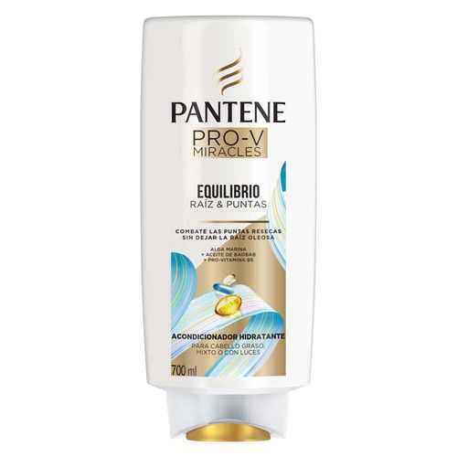 Acondicionador pro-v miracles equilibrio raíz y puntas hidratante 750 ml