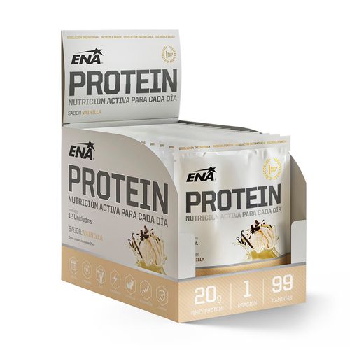 Suplemento dietario whey protein vainilla (12 sobres)
