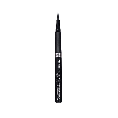Delineador de ojos liquido  infaillible precision felt black