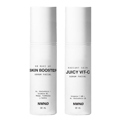 The bright set (serum skin booster + juicy vit C)