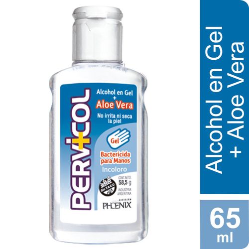 Alcohol en gel con aloe vera 65 ml