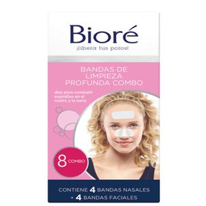 Bandas de Limpieza Profunda Nariz y Frente (8 Unidades)