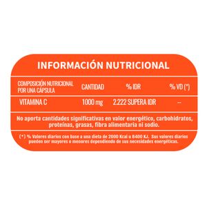 Nutri100 vitamina c 1000 mg (30 unidades)