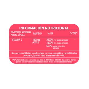 Nutri100 vitamina d3 4000 ui (30 comprimidos)
