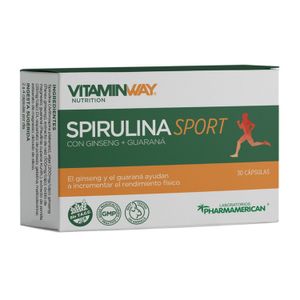 Suplemento dietario spirulina sport (30 cápsulas)