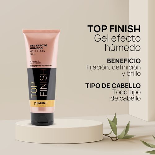 Gel top finish efecto humedo 220 gr