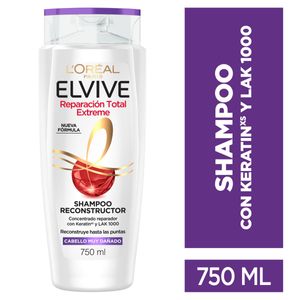 Shampoo reparación total extreme 750 ml