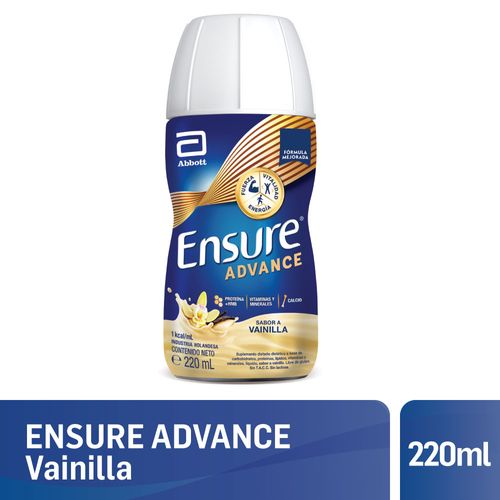 Suplemento nutricional advance vainilla 220 ml