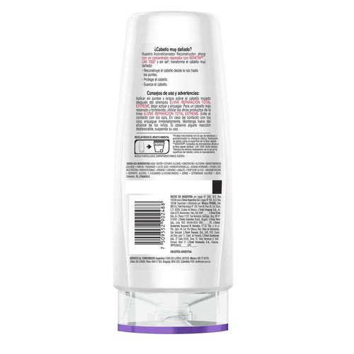 Acondicionador reparación total extreme 750 ml