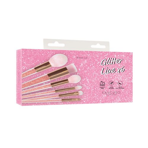 Set de brochas glitter (6 brochas)