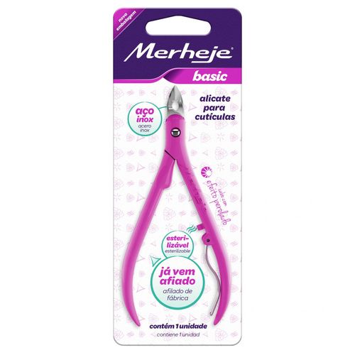 Basic alicate para cuticula con mango perlado