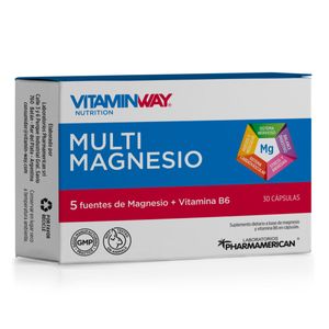 Suplemento dietario multi magnesio (30 cápsulas)