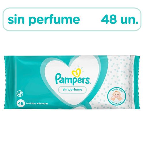 Toallas humedas sin perfume (48 unidades)