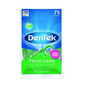 Floss picks fresh clean (75 unidades)