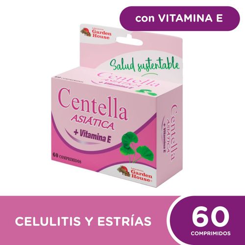 Centella asiática + vitamina E (60 comprimidos)