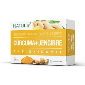 Curcuma + jengibre (30 capsulas)
