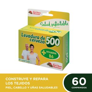 Levadura de cerveza 500 + vitamina B (60 comprimidos)