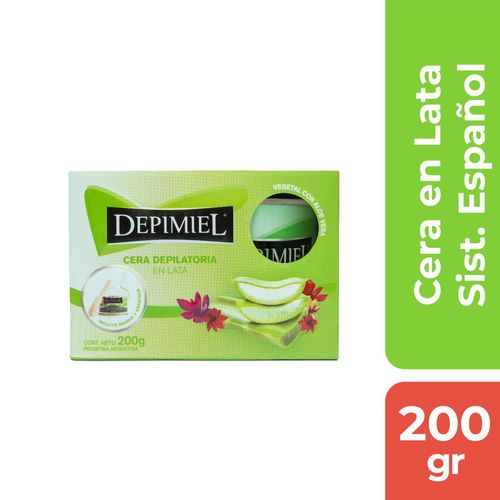 Cera en lata vegetal con estuche 200 gr