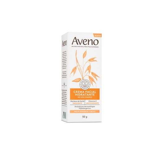 Crema hidratante facial piel sensible seca 50 gr