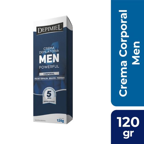 Crema depilatoria para cuerpo hombre 120 gr