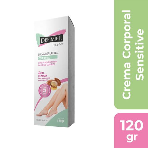 Crema depilatoria para cuerpo sensitive 120 gr