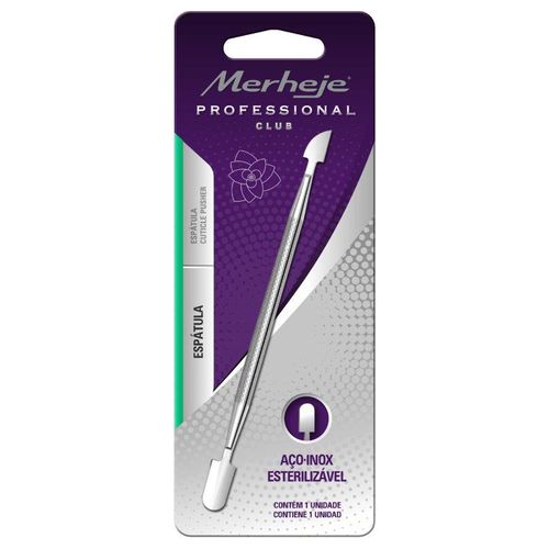 Espatula para uñas professional -de acero inoxidable-