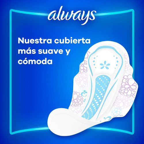 Toalla femenina confort fina suave (16 unidades)