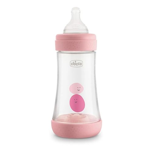 Mamadera anticólicos Perfect 5 240 ml - Rosa