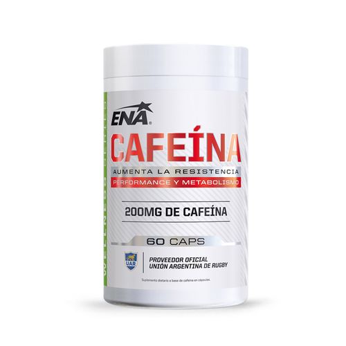 Suplemento deportivo cafeína 200 mg (60 cápsulas)