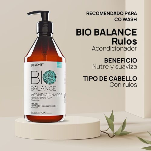 Acondicionador bio balance rulos 500 ml