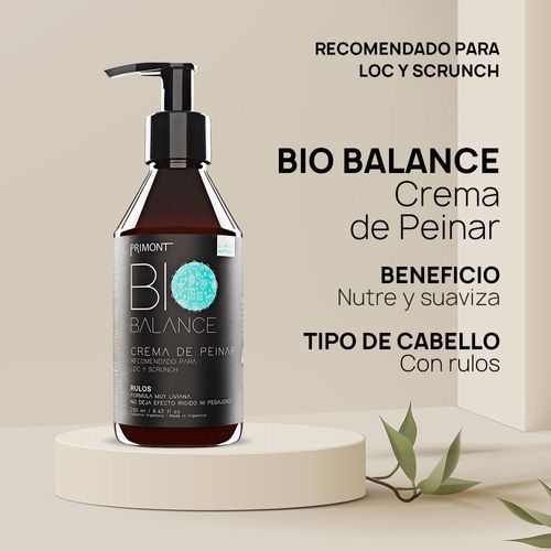 Crema de peinar bio balance rulos 250 ml