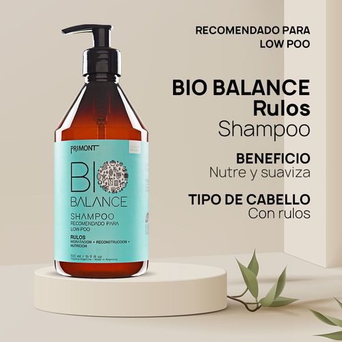Shampoo bio balance rulos 500 ml
