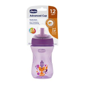 Vaso antiderrame advanced cup girl + 12 meses