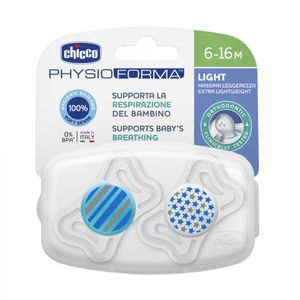 Chupete physio light boy 6 a 16 meses 2 unidades