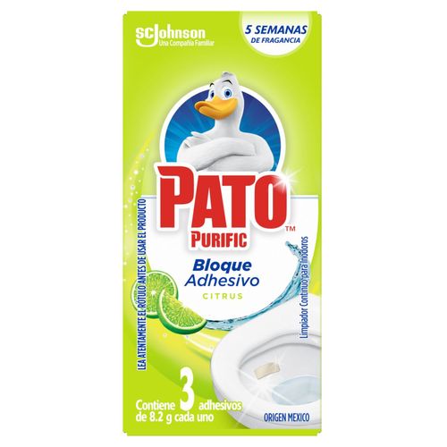 Bloque adhesivo para inodoros citrus