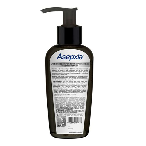 Jabón Líquido Purificante carbón detox 200 ml