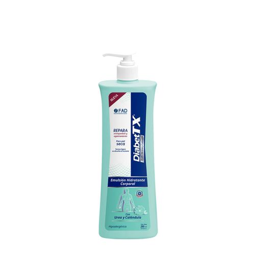 Crema Corporal  DiabetTX  Plus Urea 5% Calendula 1%  200 ml