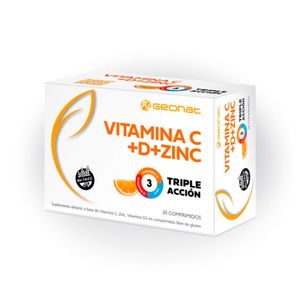 Suplemento dietario a base de Vitamina C vitamina d3 y zinc