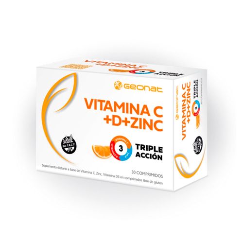 Suplemento dietario a base de Vitamina C vitamina d3 y zinc