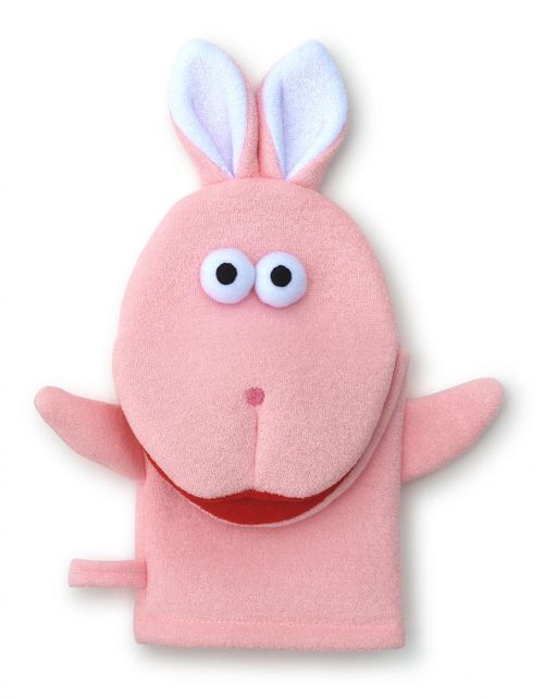 Manopla de baño para niños (conejo)