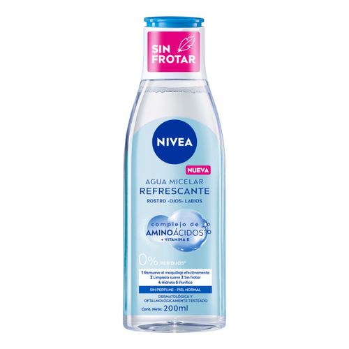 Agua micelar 5 en 1 refrescante para piel normal 200 ml