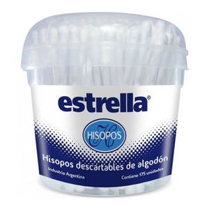 Hisopos pote (125 unidades)